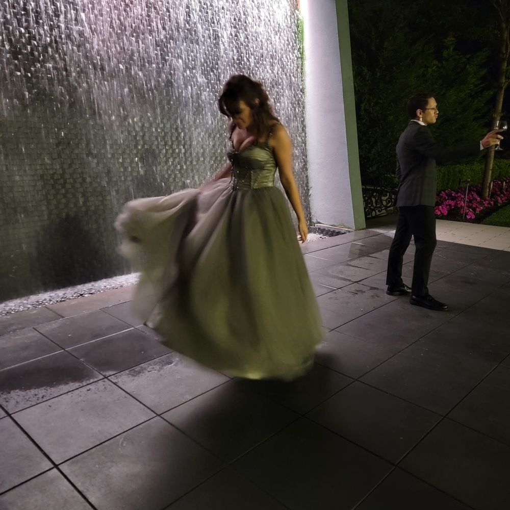 Glamorous Silver Prom Dress